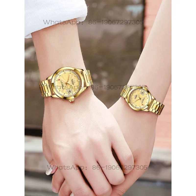 Time Island Watch 1 Store Shanghai Watch Diamond-encrusted Luxury Automatic Mechanical Watch Couple Watch