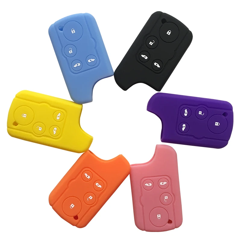 لهوندا سبايك مفتاح غطاء لهوندا فريد أوديسي إليسيون مفتاح القضية 4 زر مفتاح بعيد سترة سيارة التصميم هلام السيليكا قبل 2014 #6