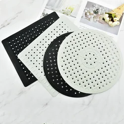 1Pcs Drain Pad Square Rectangle Rubber Tableware Mat Kitchen Sink Water Filter Mats Non Slip Heat Insulation Home Accessories