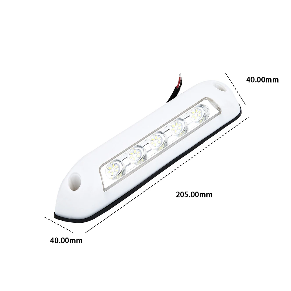 Lámparas de pared interiores para autocaravana, 12V, 8W, luces impermeables para toldo, 10LED, luz para porche exterior, renovación de RV, iluminación exterior