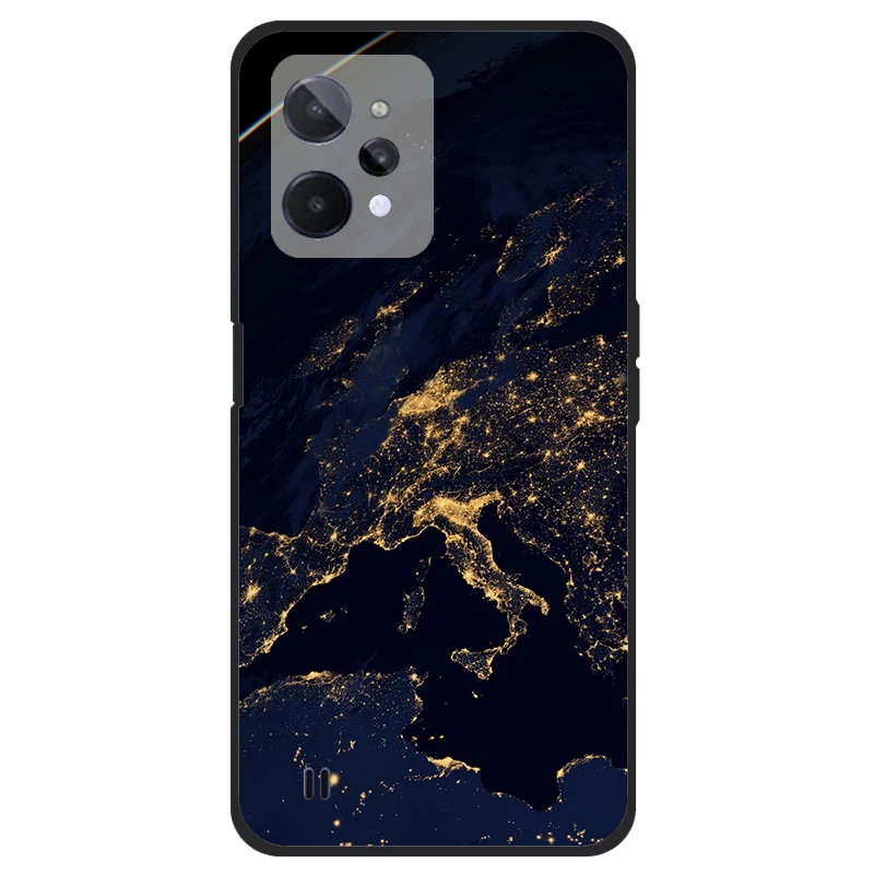 For Realme C31 4G Case C 31 Shockproof Silicone TPU Soft Back Cover For OPPO Realme C31 Phone Case Marble Coque RealmeC31 Fundas