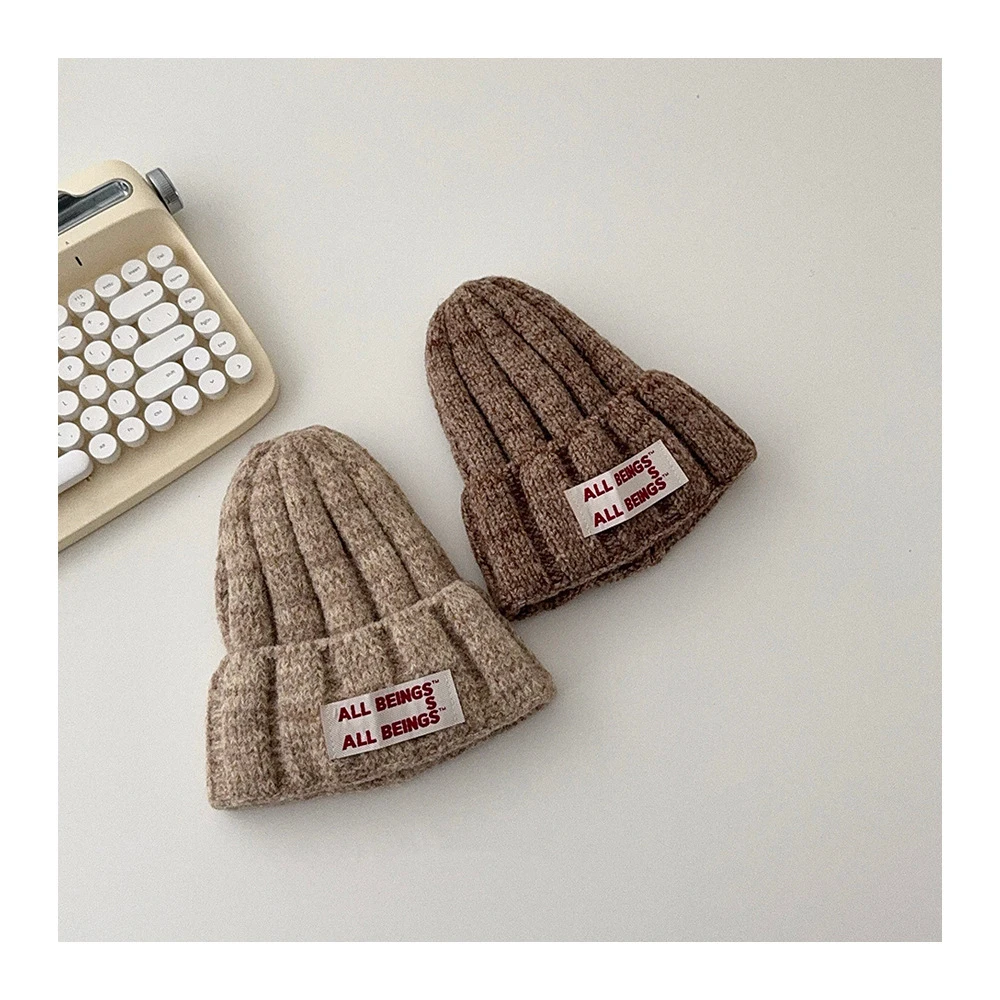 MILANCEL جديد الشتاء الاطفال متماسكة قبعة 2-6T لطيف التصحيح إلكتروني الفتيات رشاقته قبعة 4 ألوان أزياء الأطفال غطاء رأس دافئ