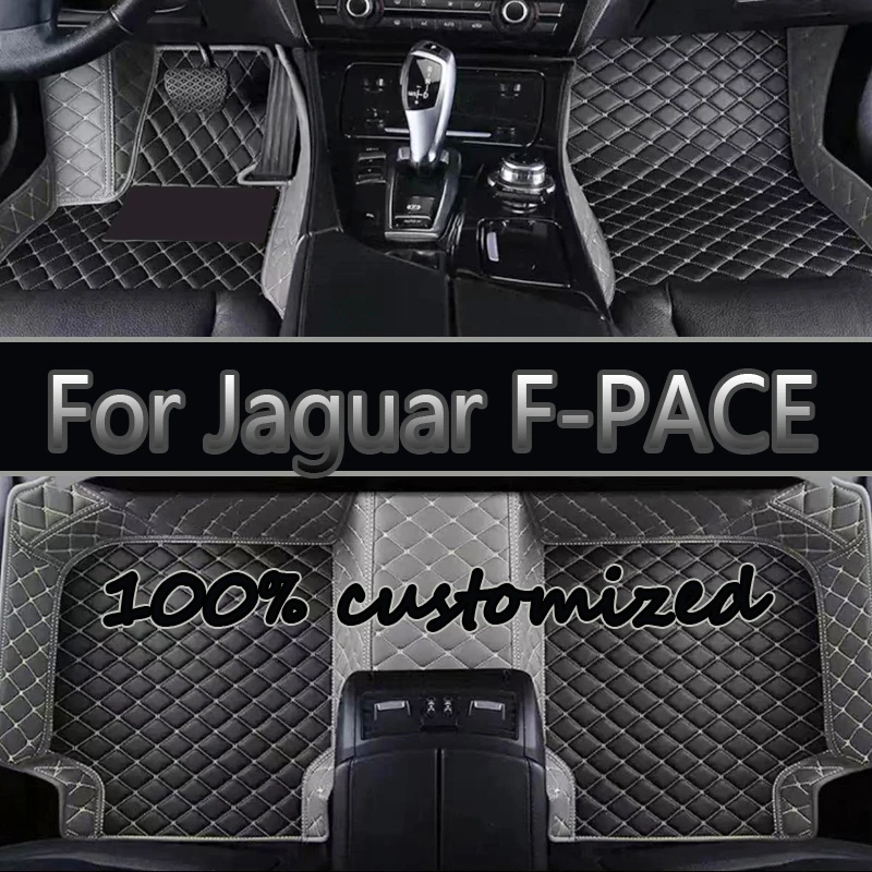 

Car Floor Mats For Jaguar F-PACE 2016 2017 2018 2019 2020 Custom Auto Foot Pads Automobile Carpet Cover Interior Accessories