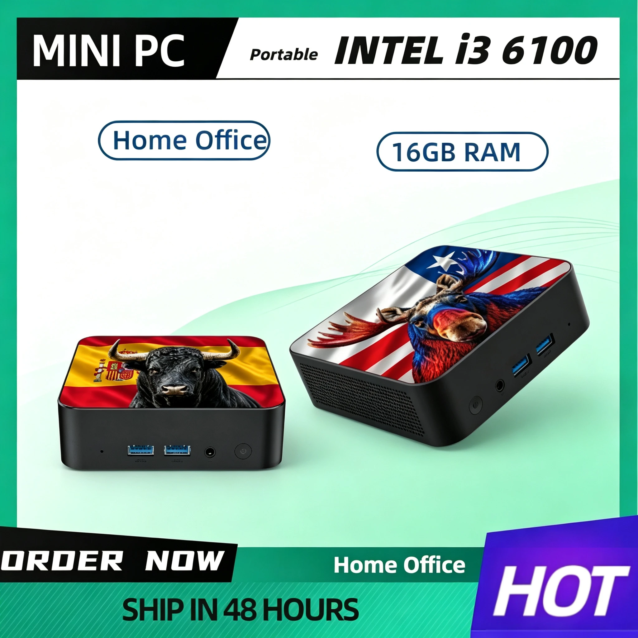 Pc Gaming Gaming - Tragbarer Mini-PC Gamer Intel Core i3