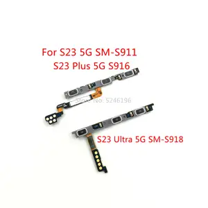 Bilashmart 1 Power Switch Button Side Volume Key Soft Cable Samsung Galaxy S23 SM S911 S23 Plus SM S916 S23 Ultra SM S918 Replace