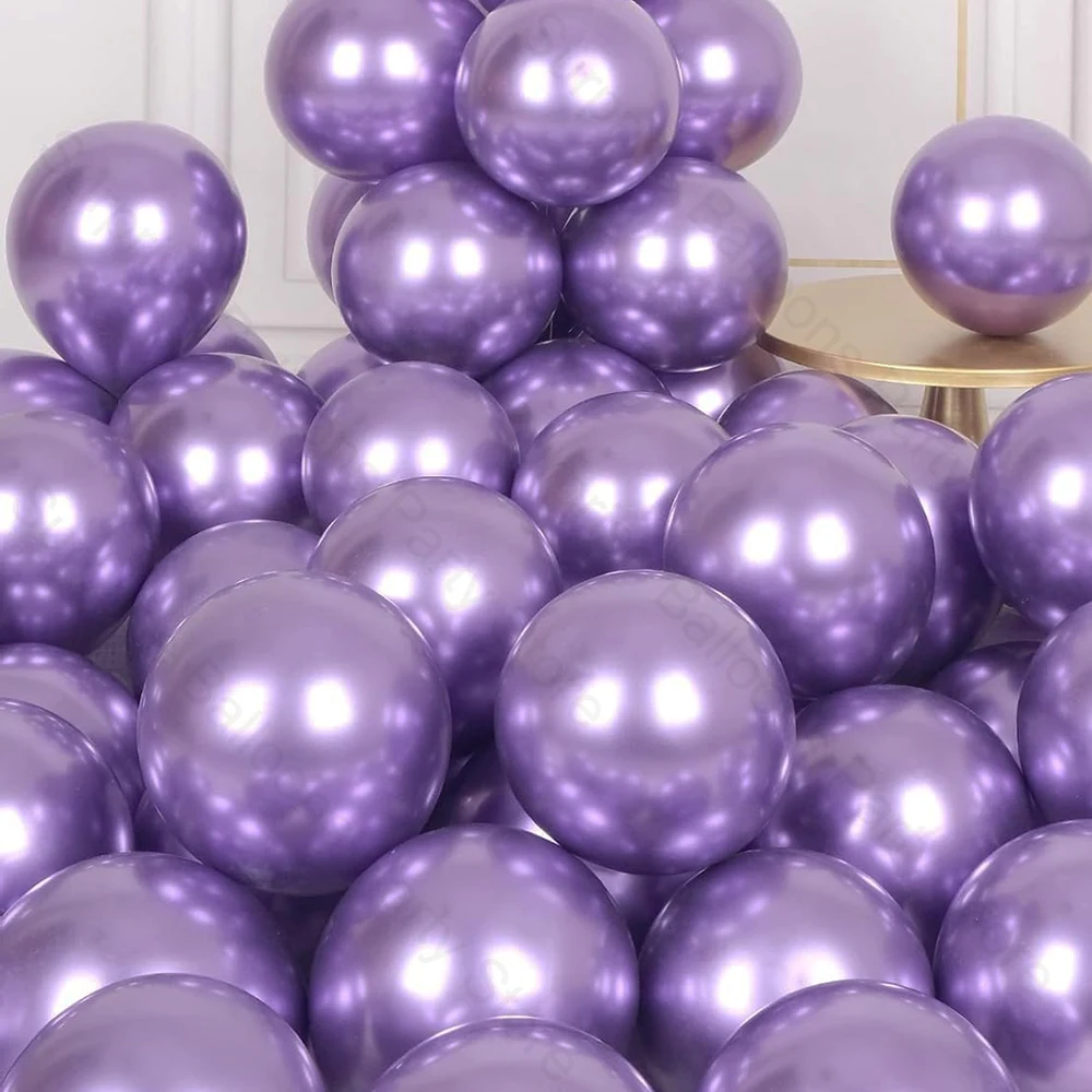 10/20/30 шт. 10/12 дюймов металлические фиолетовые воздушные шары хромированные фиолетовые латексные шары на день рождения, свадьбу, детский душ, вечерние украшения Globos