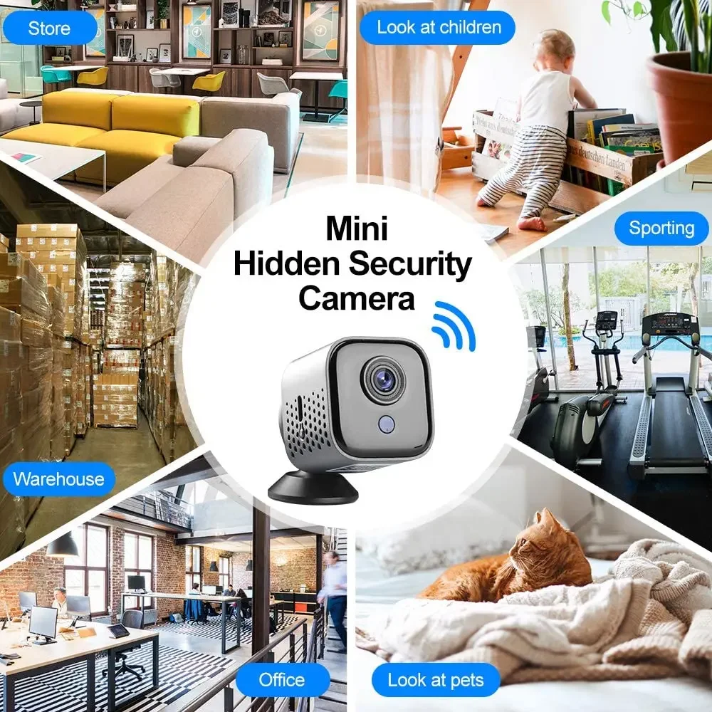 Invisible Night Version Wifi IP Mini Camera Wireless 1080P for Video Recording Support Remote Control Portable Recorder pk q7