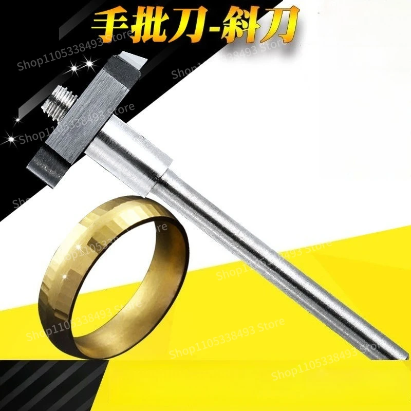 For Gold Jewelry Oblique Knife Hand Batch Machine Single Crystal Diamond Engraving Batch Flower Gold and Silver