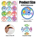 Round 4CM-54pcs