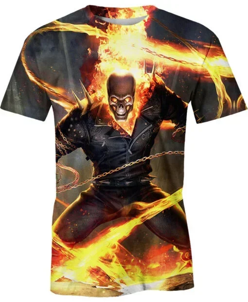 Marvel Deadpool Men's T-shirt 3D Printed Boys T-shirt Spider-Man 3D Printed Oversized Short Sleeve Avengers Venom Men's T-shirt