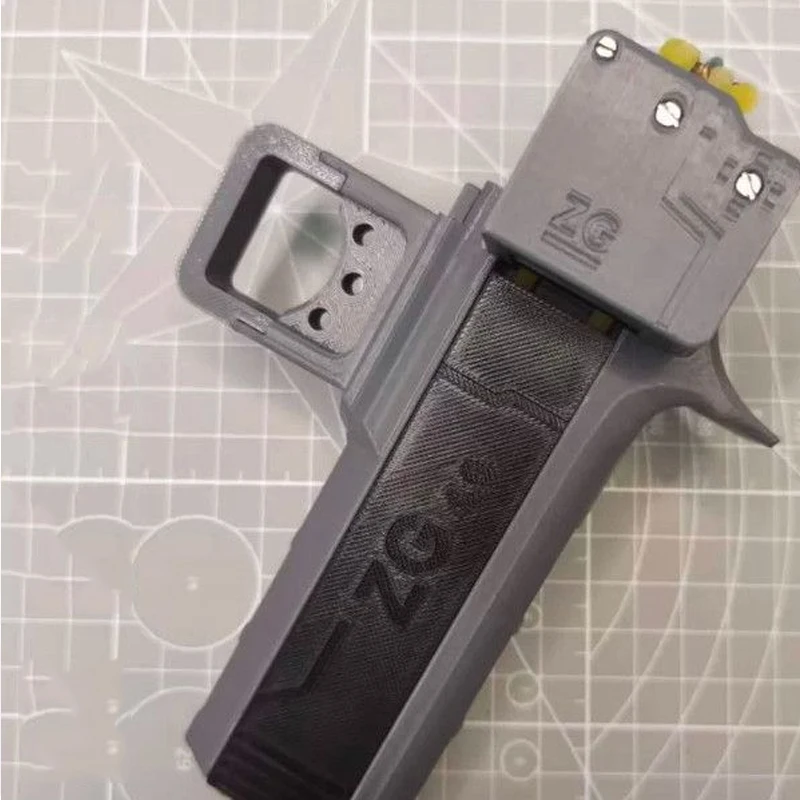 1pcs Outdoor Portable EDC Creative 3D Printing  Automatic Loading Rapid Fire Slingshot Tool view 5