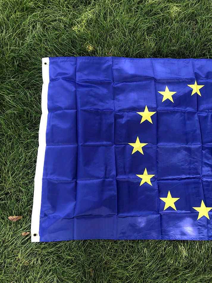 Bandera de la Unión Europea colgante de poliéster para decoración - imagen 4