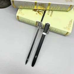 24cm Elucidator Kirigaya Kazuto Sword SAO Art Online Anime Merchandise Metal Weapon Models 1:6 Doll Equipment Accessories Crafts