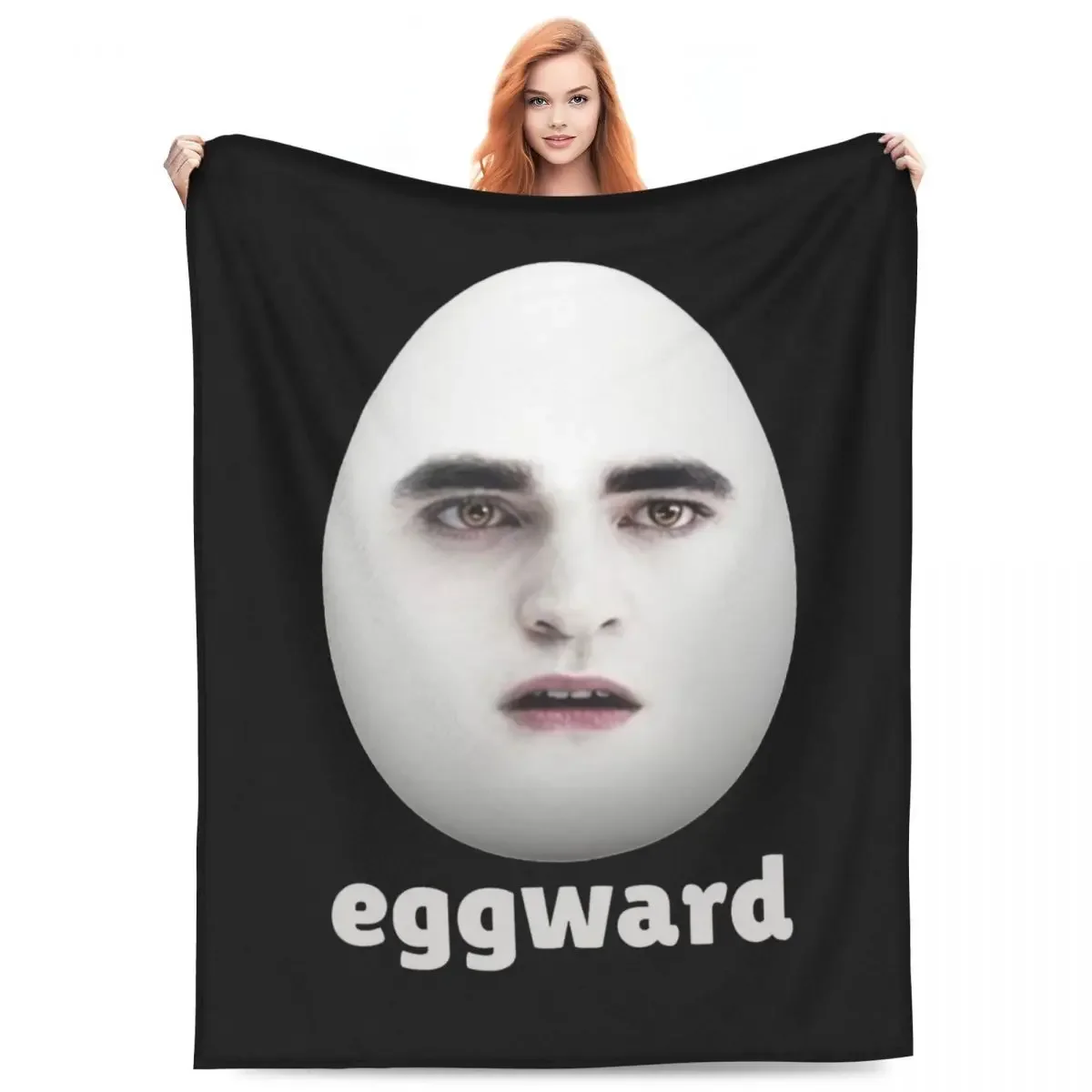 Twilight Eggward Meme Blanket Fleece Decoration Portable Lightweight Throw Blankets for Home Office Bedspread