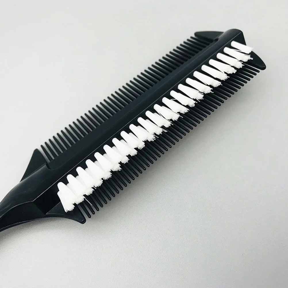 

4pcs Double Sided Hair Brush Set High Temperature Resistant Dye Perming Tool Multifunctional Styling Comb For Salon Home Use