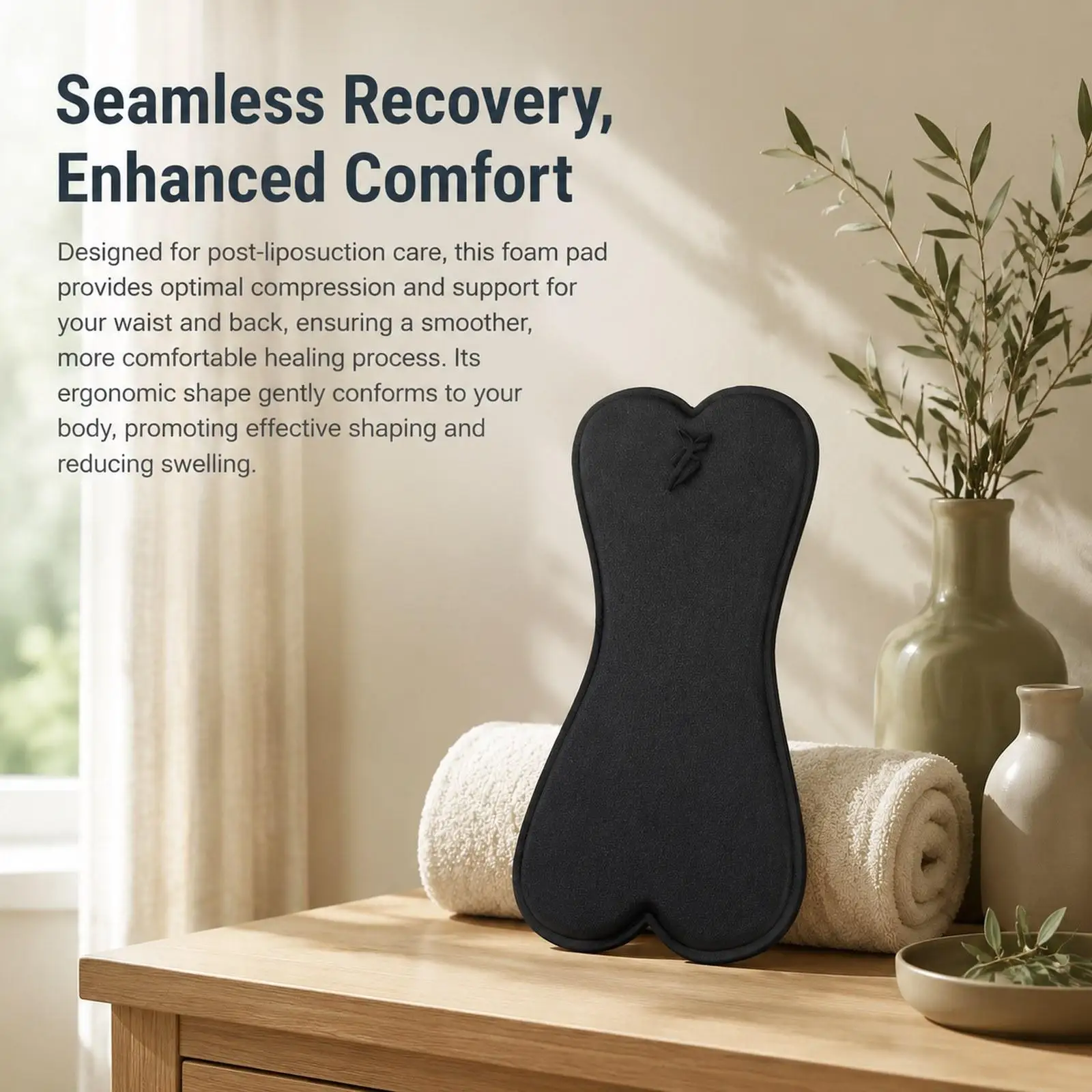 2 Pieces Lipo Foam Board Recovery Core Stability Lightweight Abdominal Board