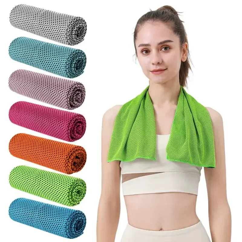 1 Pcs Sports Sweat Absorber Bracelet Running Cold Feeling Wrist Wipe Towel Fitness Unisex Equipment Breathable and Portable