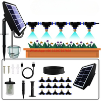 Hot-selling solar spray automatic watering artifact  lazy intelligent timing watering device self-watering equipment