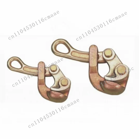 Single cam grounding rope clamp woodworking power transmission and distribution conductor aluminum clamp inch tightening clamp