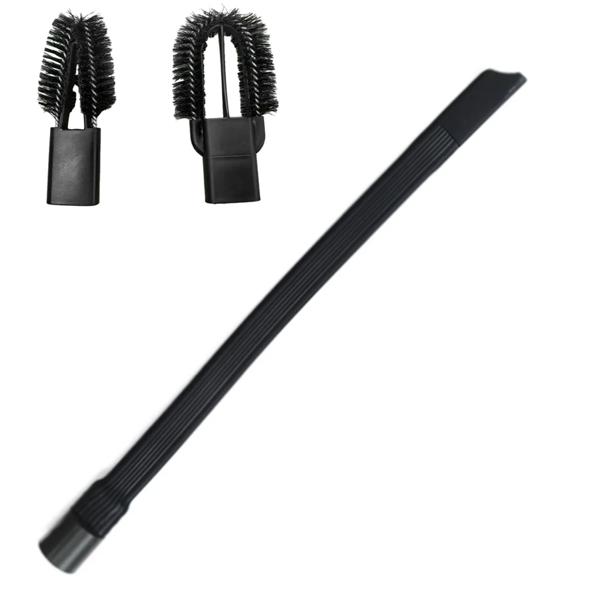 Bfyl-ferramenta de fenda plana flexível 35mm adaptador de mangueira bocal aspirador de pó ferramenta de limpeza doméstica com escova de limpeza
