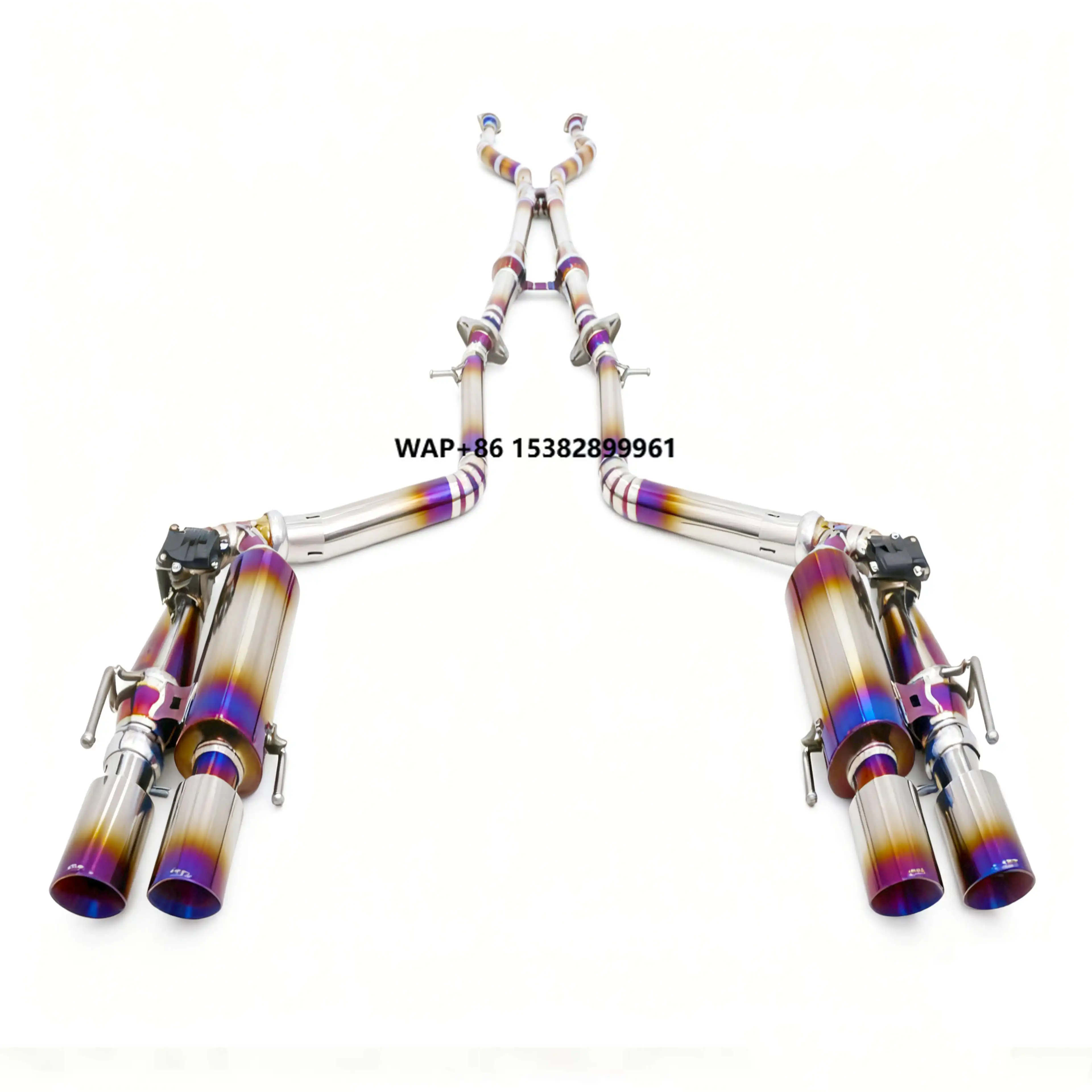 RCF IS500  Titanium Valvetronic Polished Universal Exhaust Catback