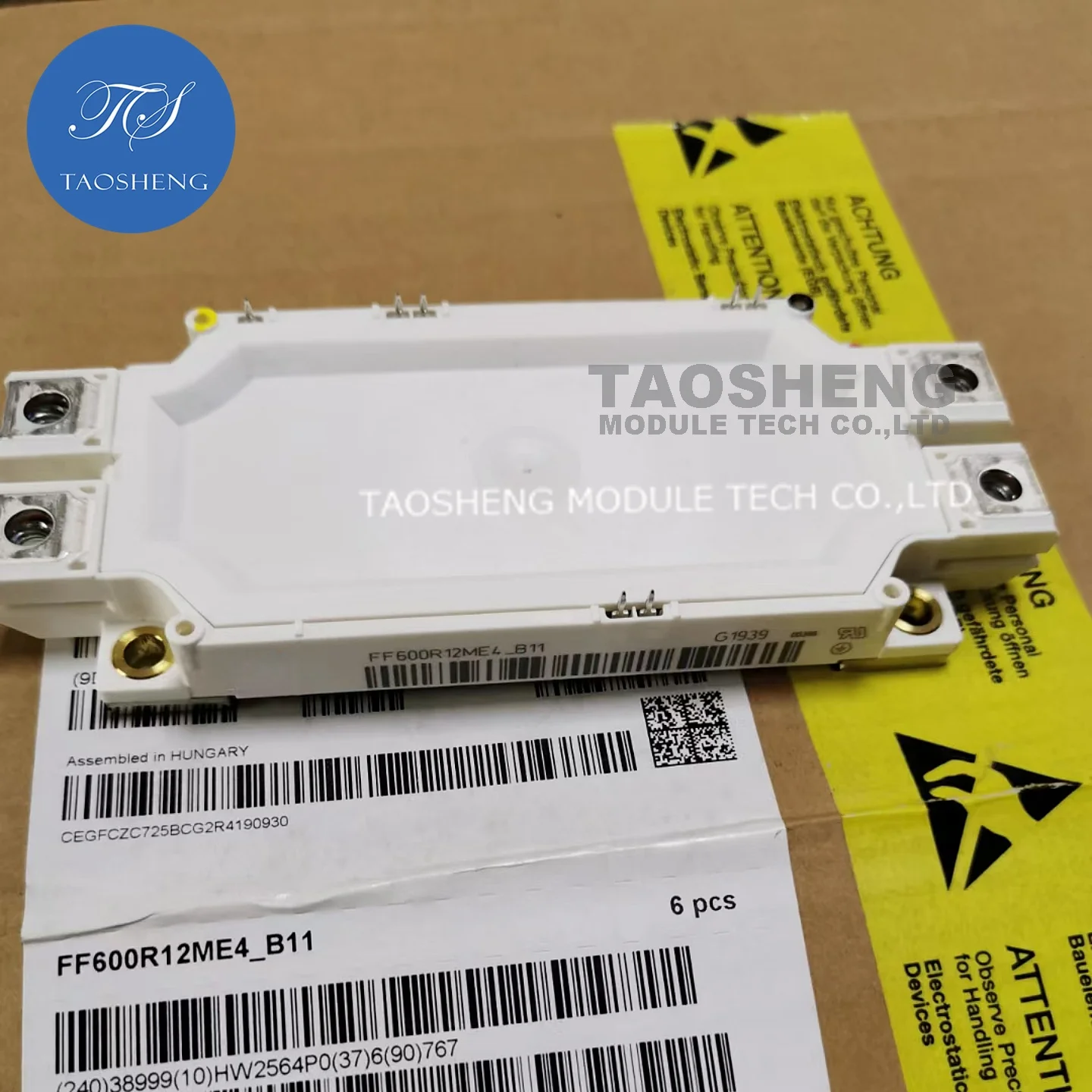 

1 шт. FF600R12ME4-B11 600A/1200V Новый и оригинальный IGBT-модуль【TAOSHENG】 # TS147