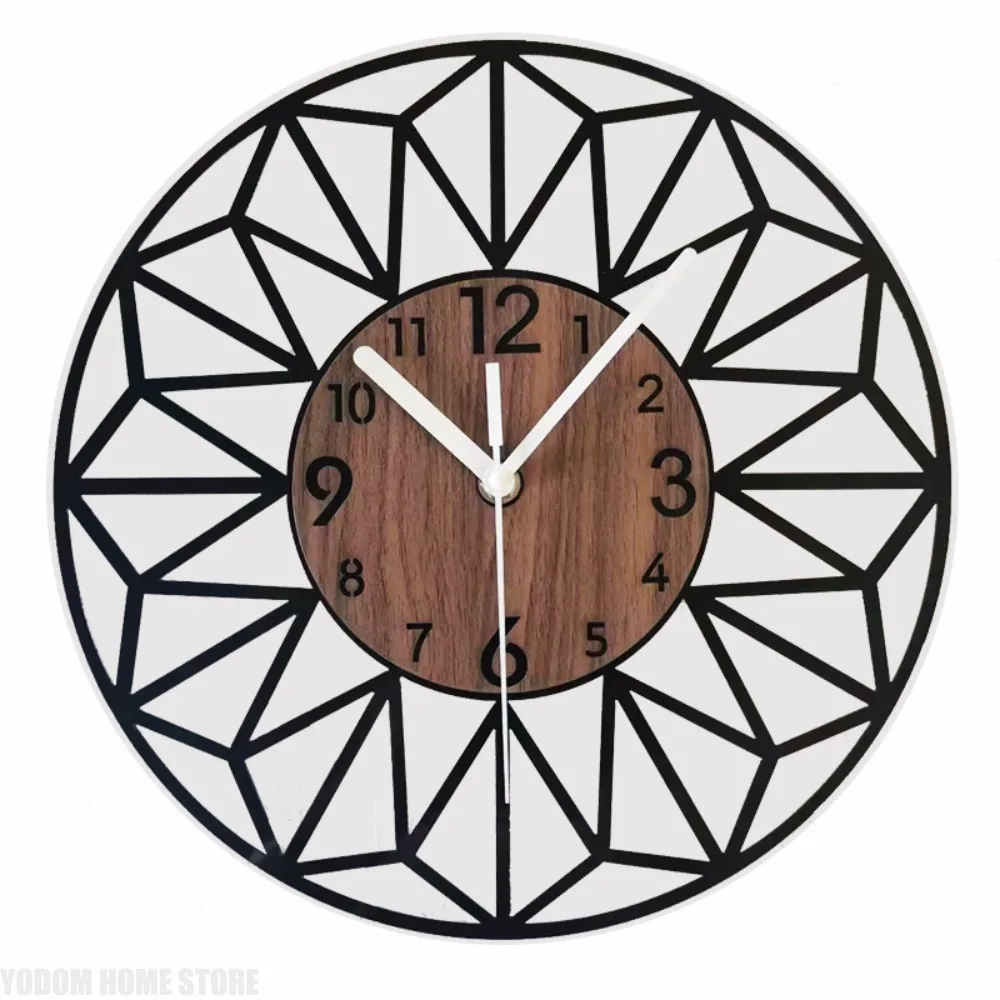 

Высококачественные современные минималистичные настенные часы, бесшумные акриловые кварцевые часы, художественные и элегантные, идеально подходят для декора гостиной