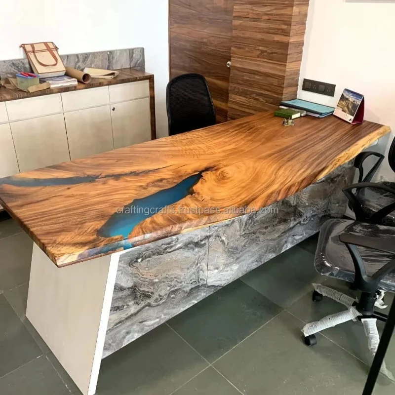 custom.Premium Quality Coffee Resin Table Factory Price High Transparency Epoxy Resin Table From India
