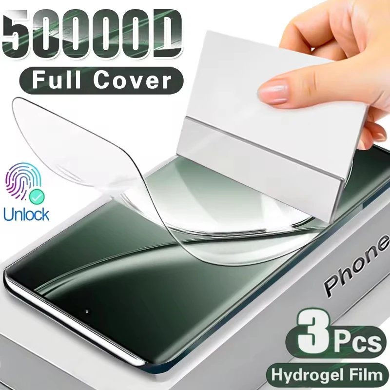 

3Pcs Hydrogel Film For Samsung A55 5G A54 A53 A52 S24 Ultra S23 S22 S21 Plus S20 FE A35 A34 A33 A25 A23 A14 A13 Screen Protector