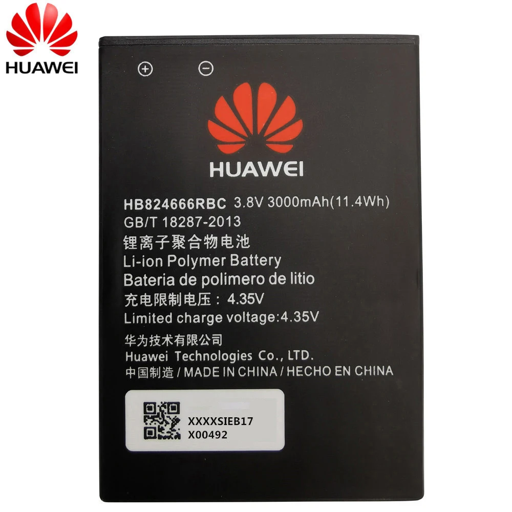 Hua Wei HB824666RBC Original Replacement Phone Battery For Huawei E5577 EBS-937 WIFI Router Li-ion Battery Capacity 3000mAh