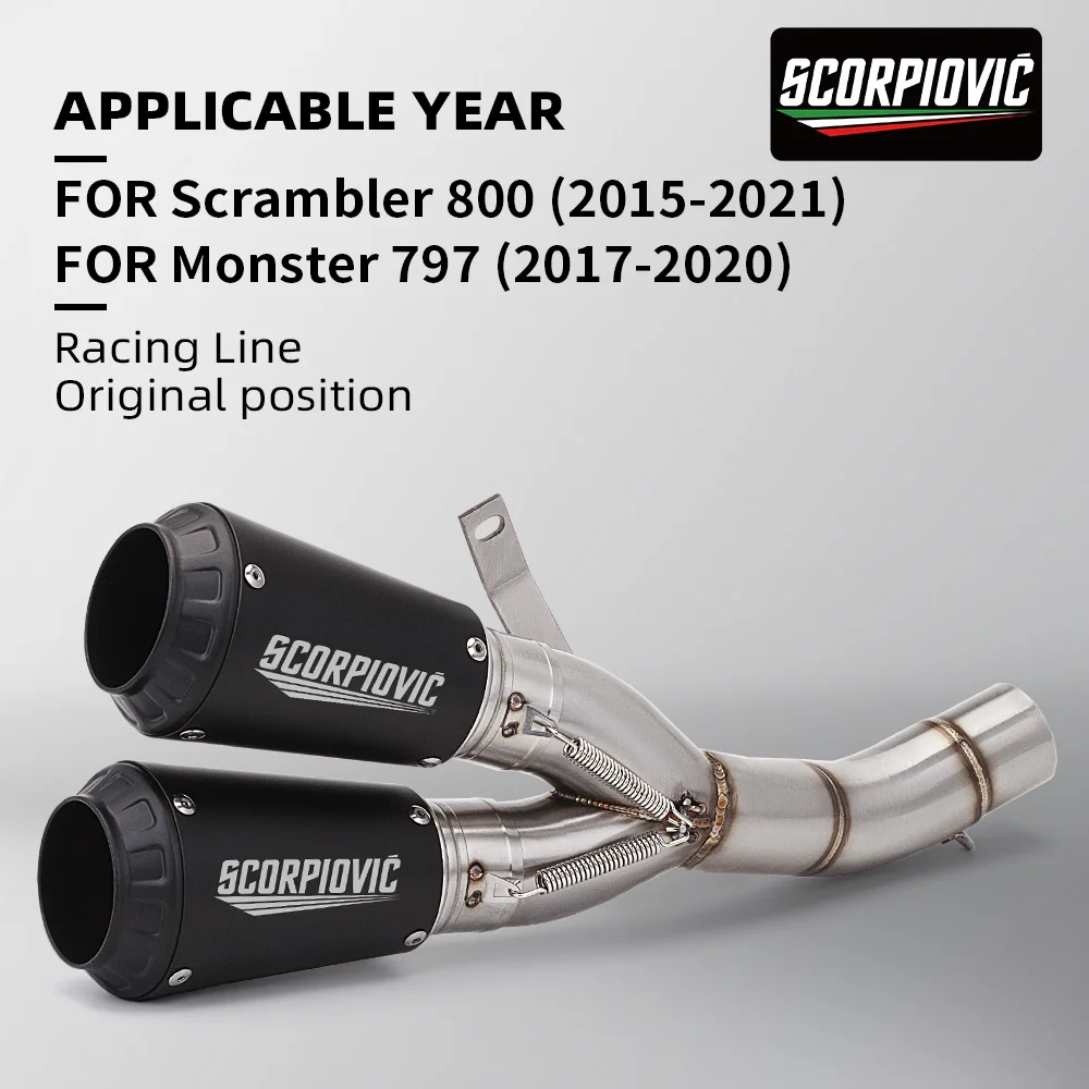 para-scrambler-800-tubo-de-escape-de-seccion-media-de-salida-dual-slip-on-c14-seccion-trasera-sistema-de-escape-de-doble-salida-2015-2021