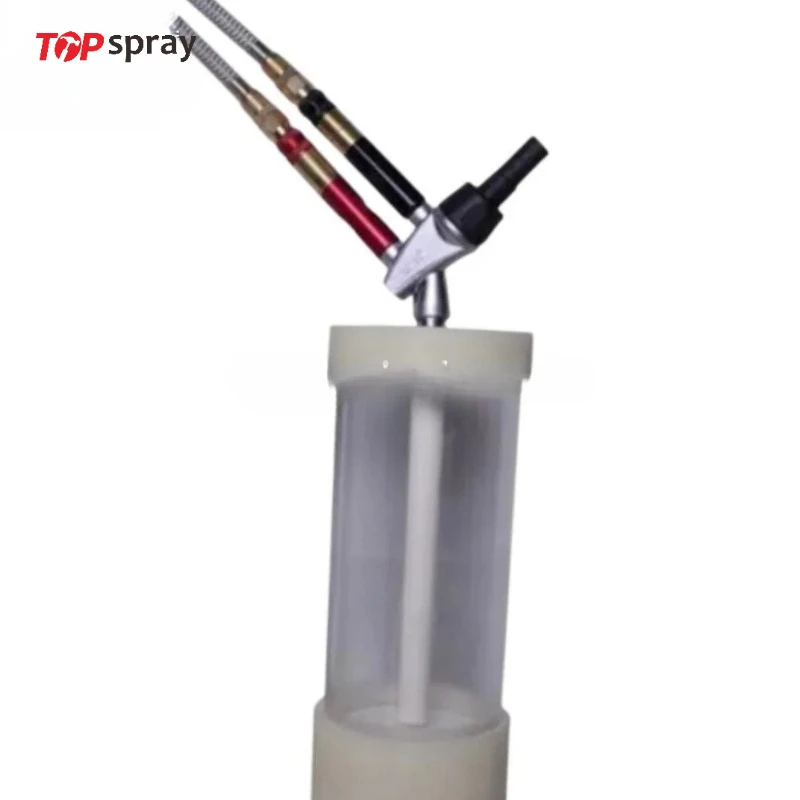 Topspray durable 1L Fluidization hopper cup  06 pump for Electrostatic powder coating