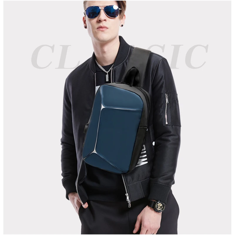 Shoulder Chest Bag For Men Women Waterproof Fanny Waist Pack Male Female Crossbody Belt Pouch Handbag Husband Side Banana Belly