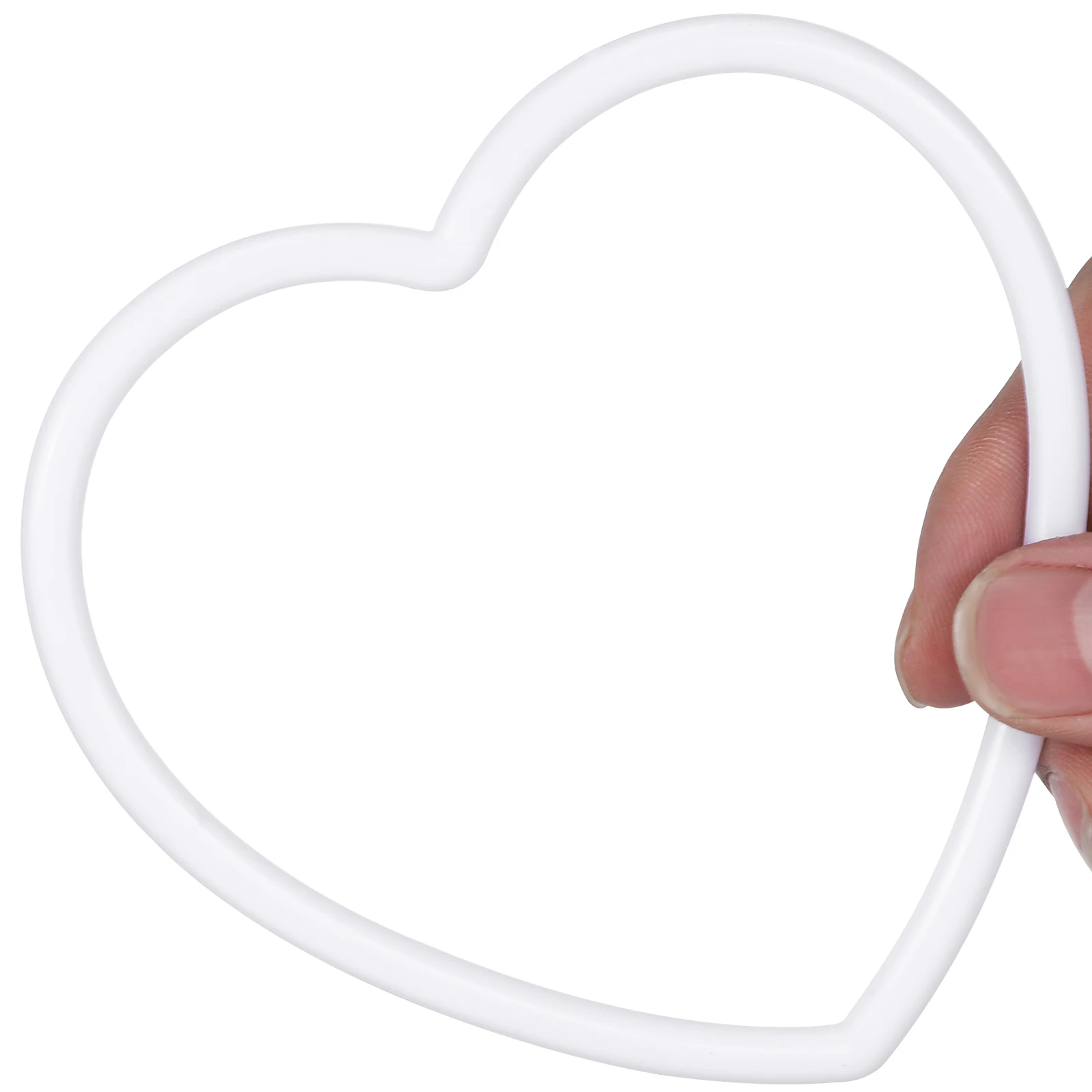 

20 pcs Catcher Hoops Heart Shape Acrylic Hanging Ornaments Diy Rings Diy Handmade Crafting Accessories Garland Decoration