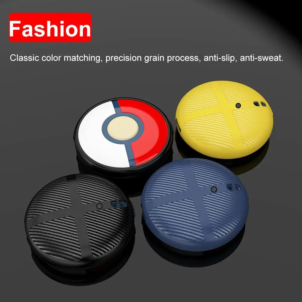 Profissional estojo protetor macio, cobertura total, TPU poke bola capa, lavável, resistente ao desgaste, back shell para Pokémon Go Plus jogo