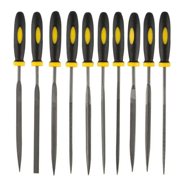 3DSWAY 10pcs 3*140mm Needle File Set Diamond Handy Tools Ceramic Crafts DIY Glass Gem Stone Hobbies Crafts 3D Printing Model 5