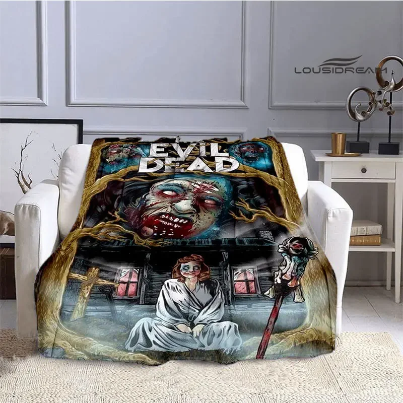 The Evil Dead Print Blankets Kids Warm Flannel Soft Comfort Blankets Home Travel Birthday Gifts