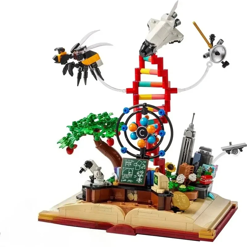 2025 Nueva serie creativa STEM, el conocimiento es el modelo de potencia, juguete de ensamblaje, regalo de cumpleaños y Navidad para niños