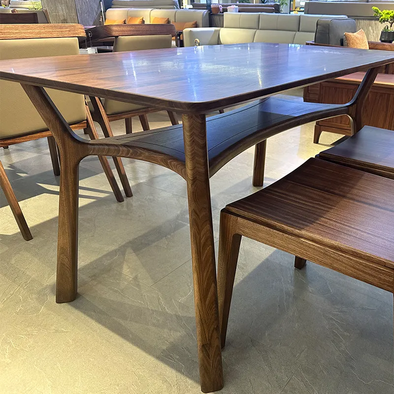 European Event Party Table Organizer Unique Wooden Nordic Modern Dining Table Restaurant Salon Wood Mesas De Jantar Furniture