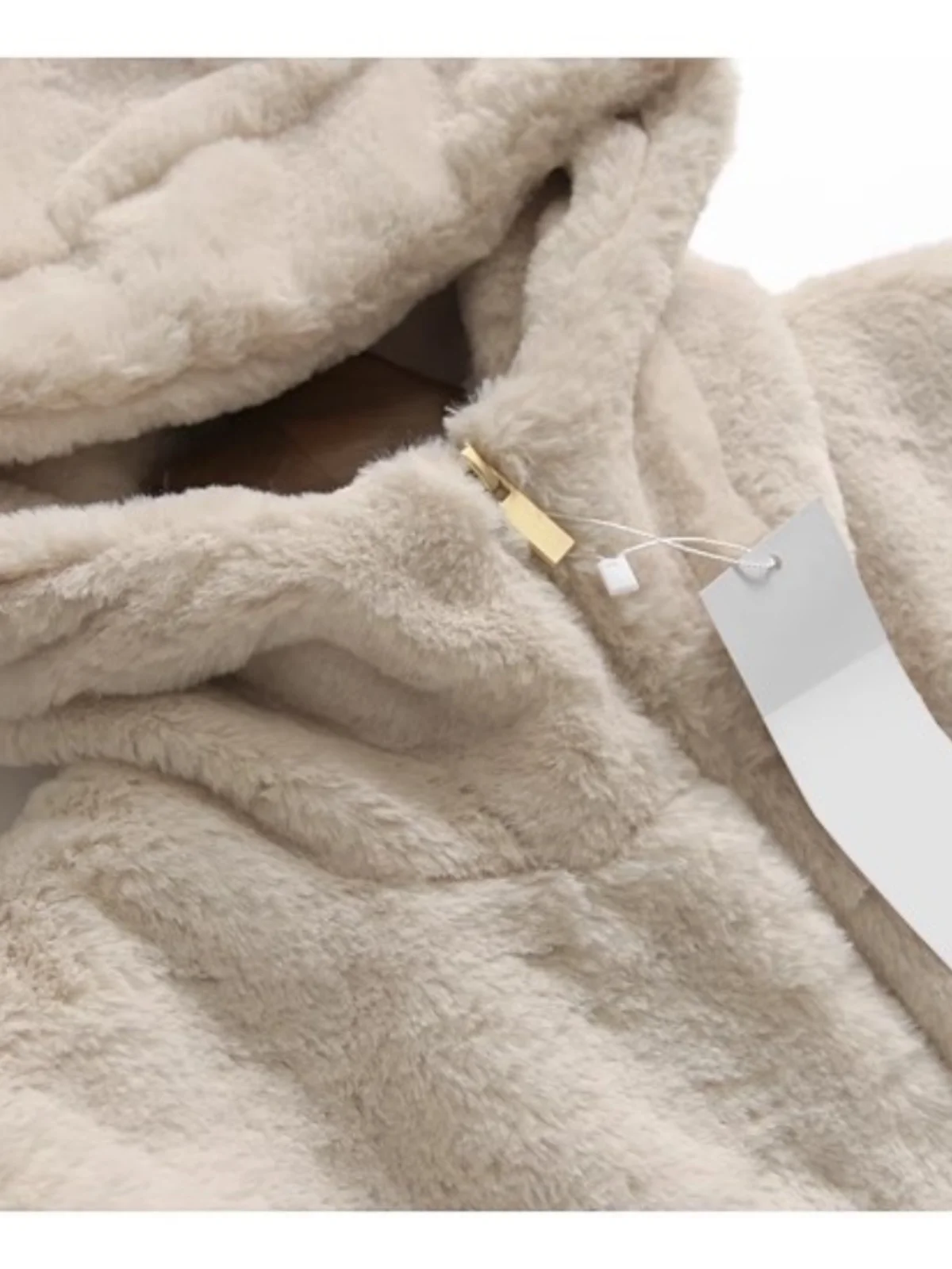 سترة نسائية فضفاضة جديدة للخريف والشتاء بسحاب وغطاء للرأس، مبطنة بالفرو، مضادة للشيخوخة، بدون أكمام، بلون واحد، متعددة الاستخ...