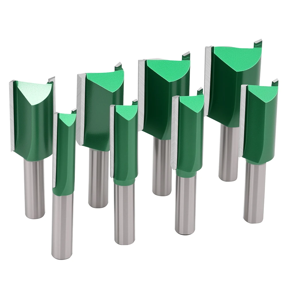 LAVIE 1 قطعة 8 مللي متر عرقوب راوتر بت مستقيم بت قاطعة المطحنة للخشب أداة الأعمال الخشبية C08002