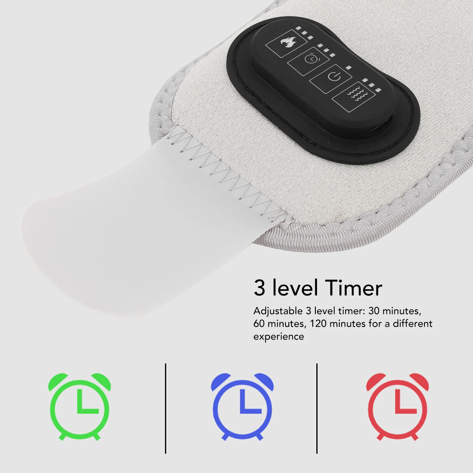 دعامة معصم ساخنة دعامة معصم ساخنة لاسلكية 3 مستويات إعدادات مؤقت بطارية 3000 مللي أمبير في الساعة تقلل من تعب العضلات وسادة تدفئة اليد