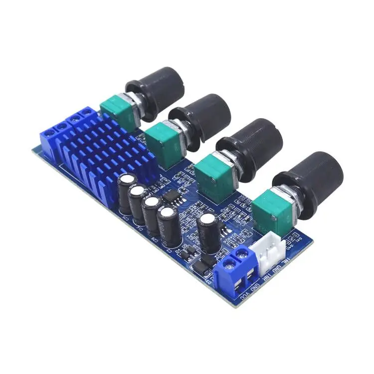 XH-M577 Digital Amplifier Board TPA3116D2 Audio Amplifier Board High-power Tone Board Operational Amplifier 12-24V