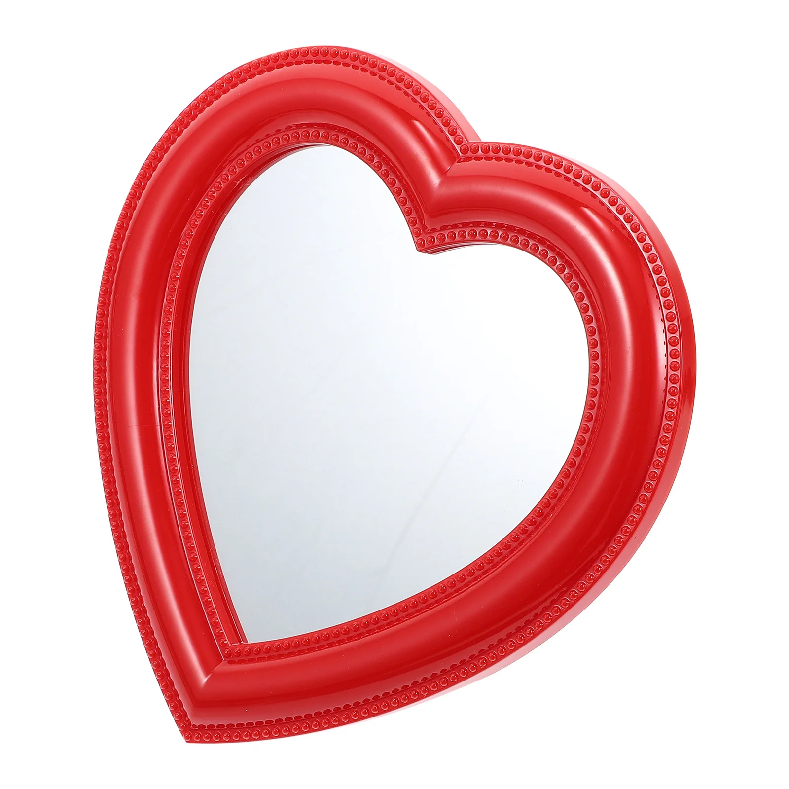 1 個のメイクアップ形状デスクトップ吊り下げ実用的な化粧鏡耐久性のあるクリアな表面女性のためのデスクトップ吊り下げメイクアップ