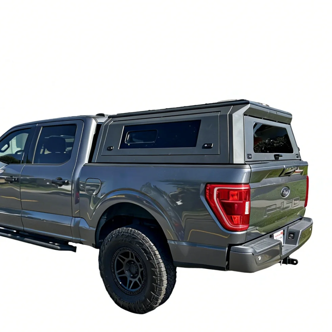 

Truck Canopy Pickup Hardtop Topper Camper Truck Manganese Aluminum Alloy Steel Truck Canopy for Ford F150 2015+ 5.5FT