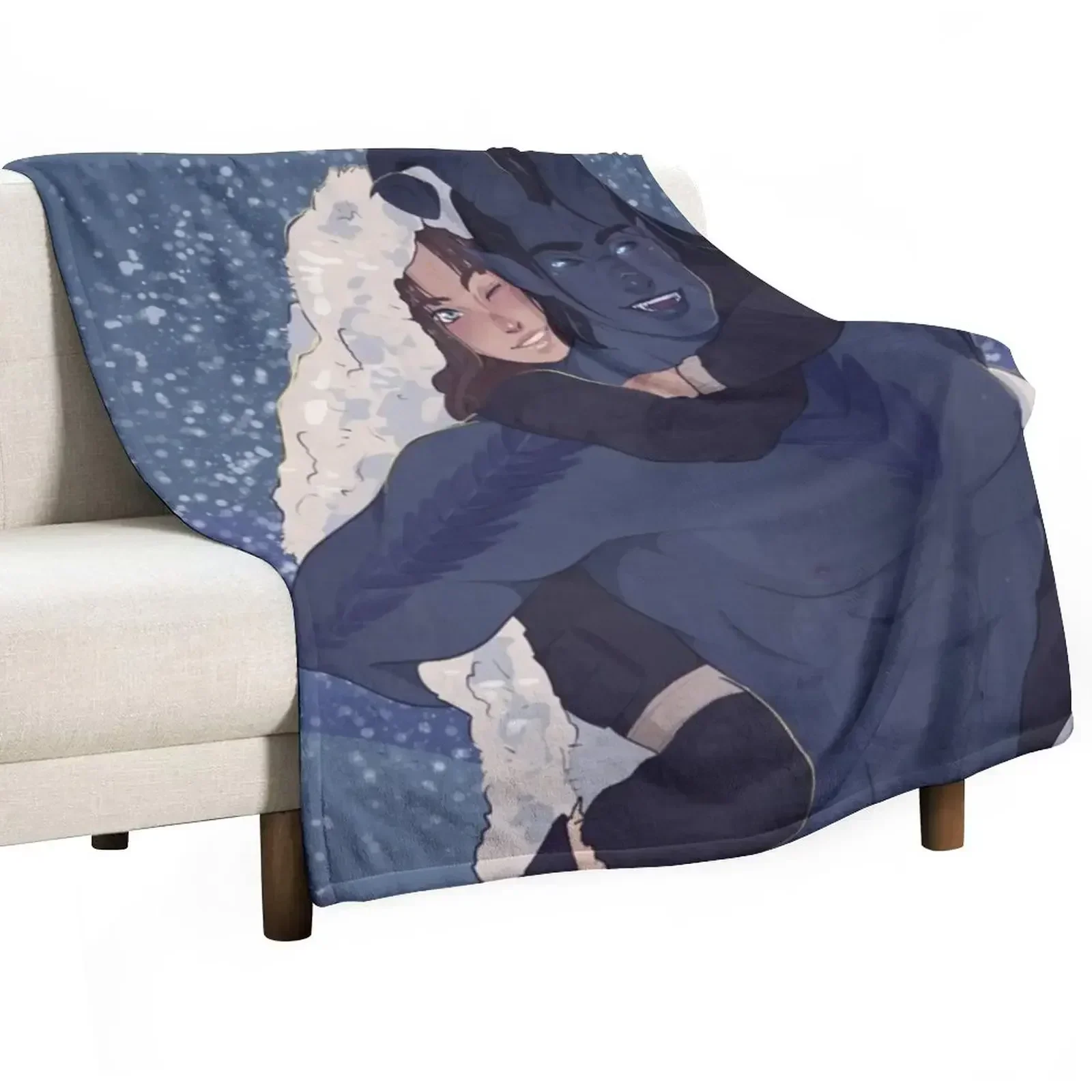 

Ice Planet Barbarians Throw Blanket Outdoor Soft Blanket for Picnic Beach Camping