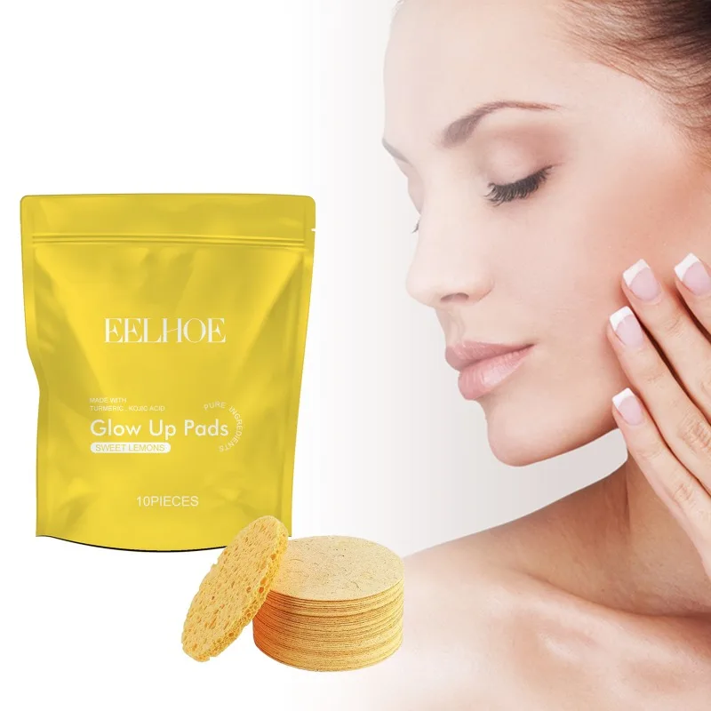

Turmeric Cleansing Pads Deep Clean Skin Remove Dirt Control Oil Soften Dead Skin Tenderize Skin