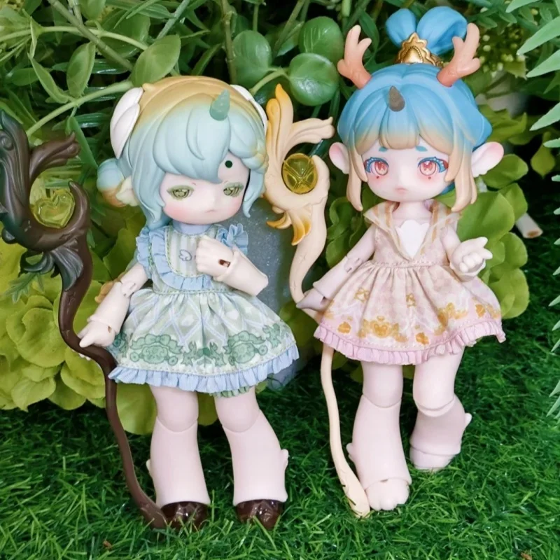 Penny's box antu bonito besta série mágica caixa cega 1/6 bjd bola boneca besta corpo anime móvel na moda surpresa presentes de aniversário