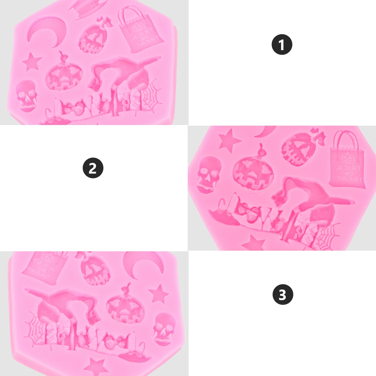 

Pumpkin Mold for Chocolate Cookie DIY Silicone Cake Molds Baking Fondant Halloween Non Stick Easy Release Oven Safe