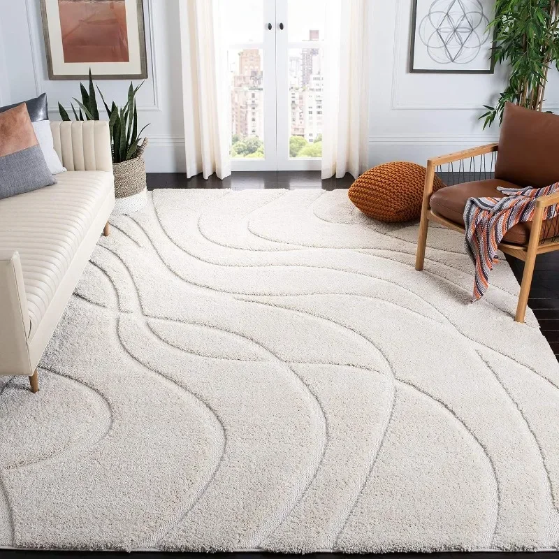 Rug ,  Non-Shedding & Easy Care, Ideal for High Traffic Areas in Living Room, Bedroom carpets for living room